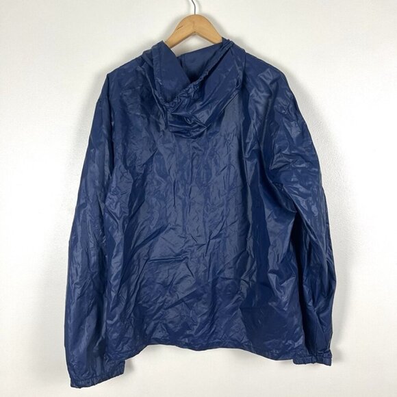 Vintage Izod Lacoste Pullover Jacket Men L Hooded Nylon Windbreaker 90s Gorpcore - Picture 5 of 7